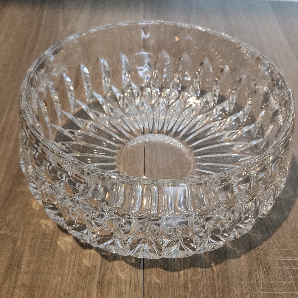 BEAUTIUL Gorham Full Lead Crystal Bowl - Althea Cut- Germany